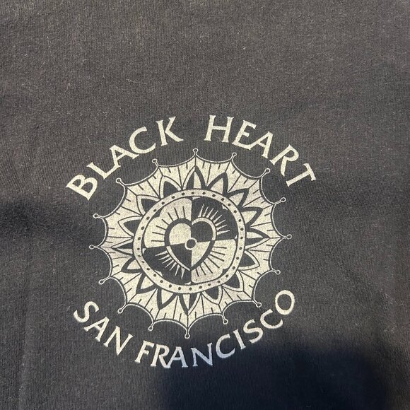 Black Heart Tattoo Mandala Tee Black M - Picture 4 of 4